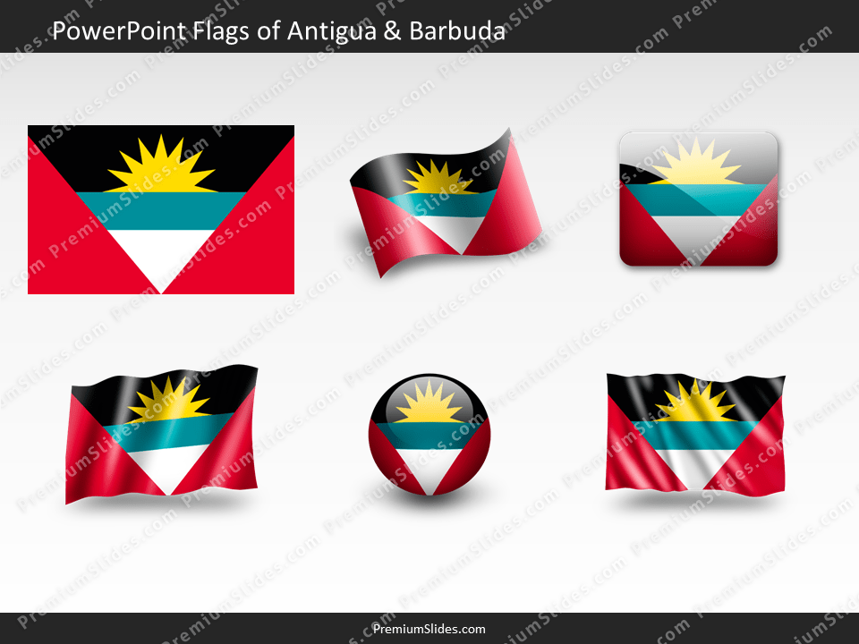 Free Antigua-Barbuda Flag PowerPoint Template