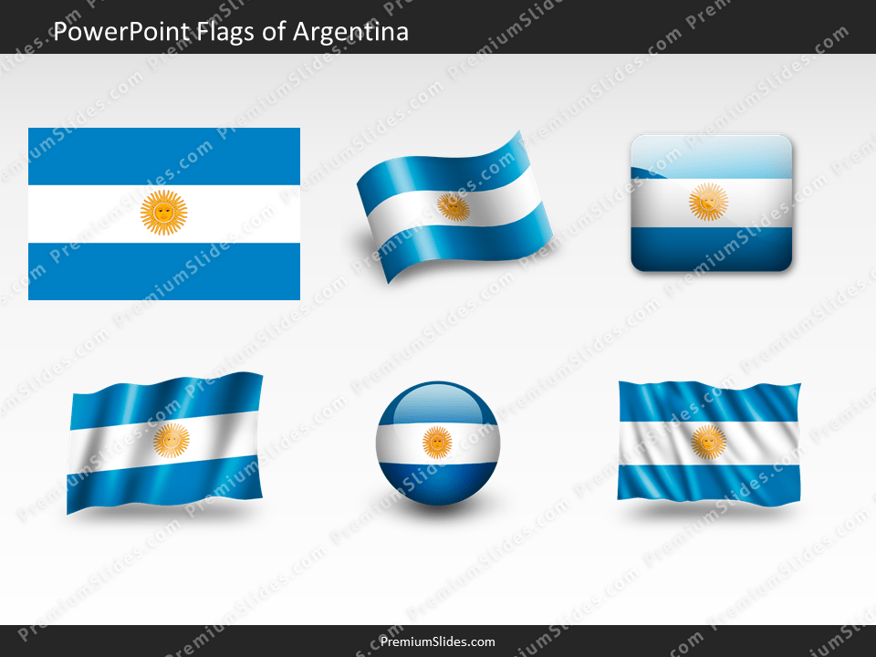 Free Argentina Flag PowerPoint Template