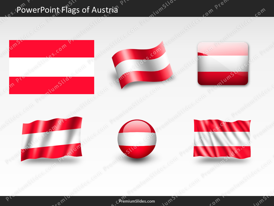 Free Austria Flag PowerPoint Template