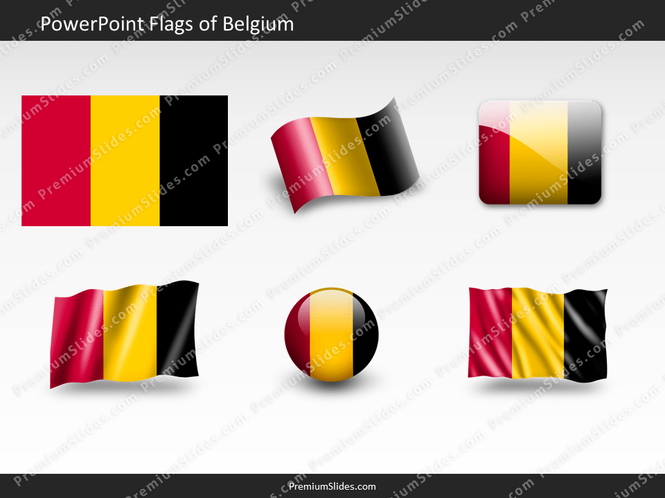 Free Belgium Flag PowerPoint Template