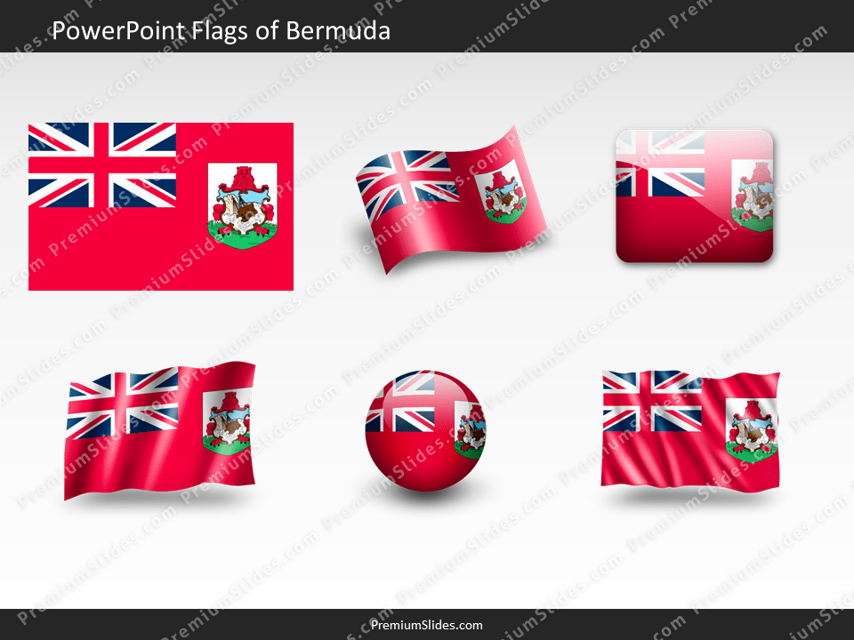 Free Bermuda Flag PowerPoint Template