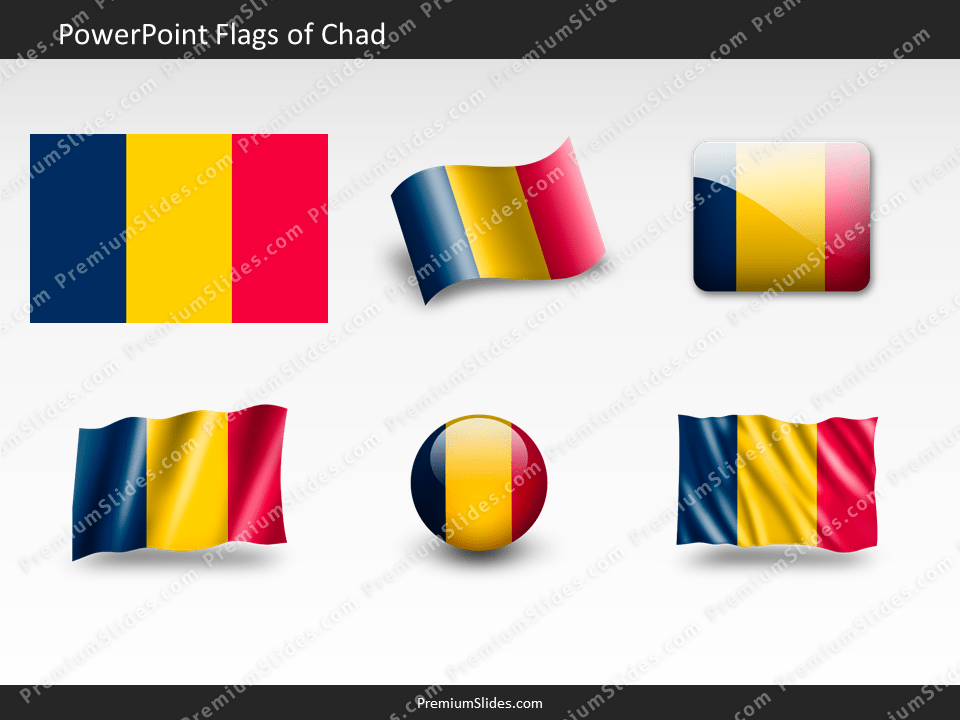 Free Chad Flag PowerPoint Template