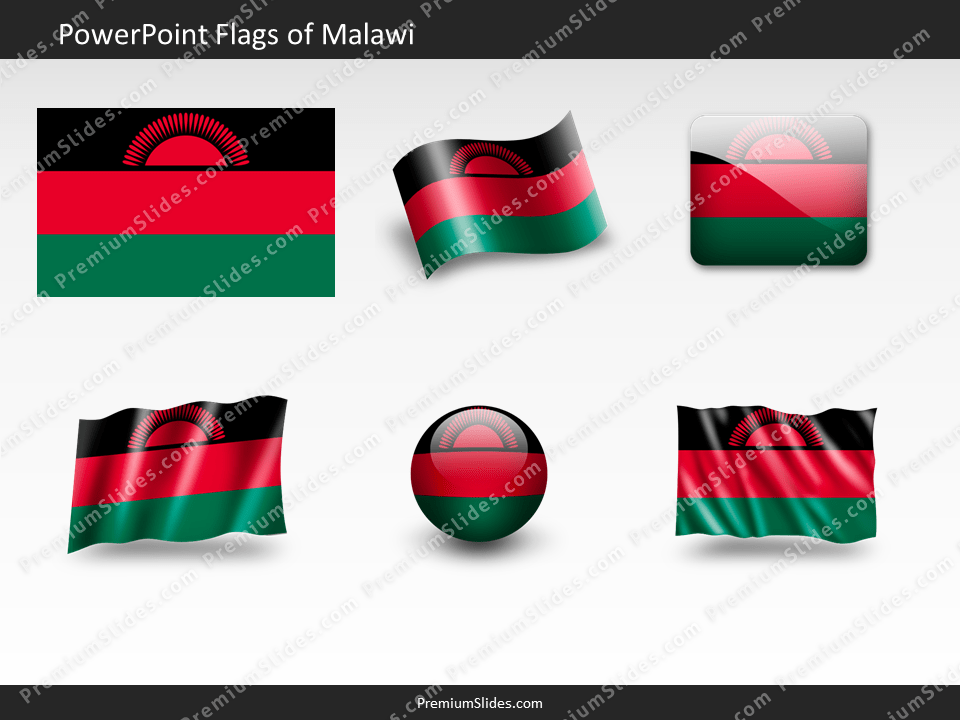 Free Malawi Flag PowerPoint Template