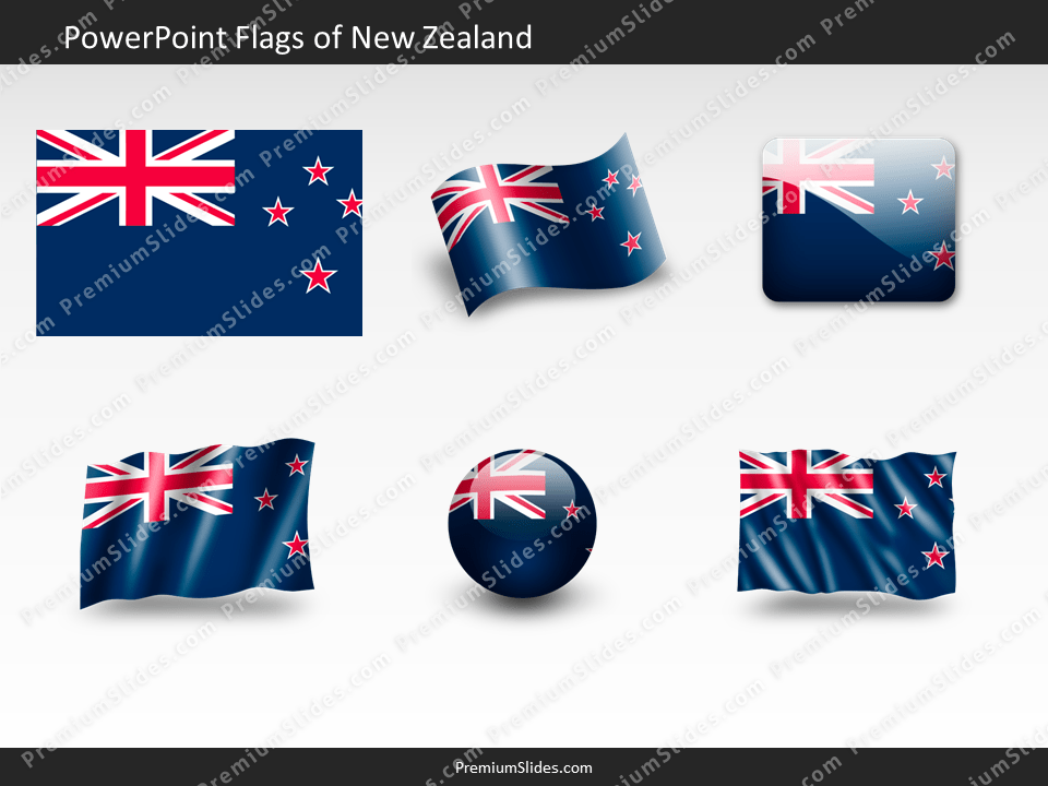 Free New-Zealand Flag PowerPoint Template
