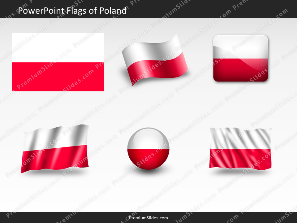 Free Poland Flag PowerPoint Template