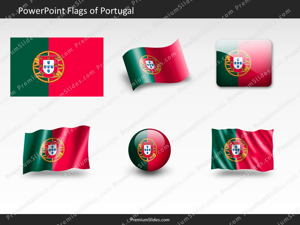 Free Portugal Flag PowerPoint Template