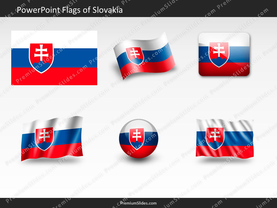 Free Slovakia Flag PowerPoint Template