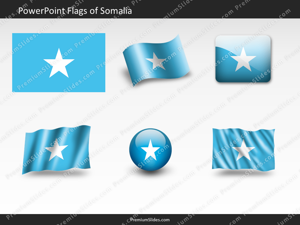 Free Somalia Flag PowerPoint Template