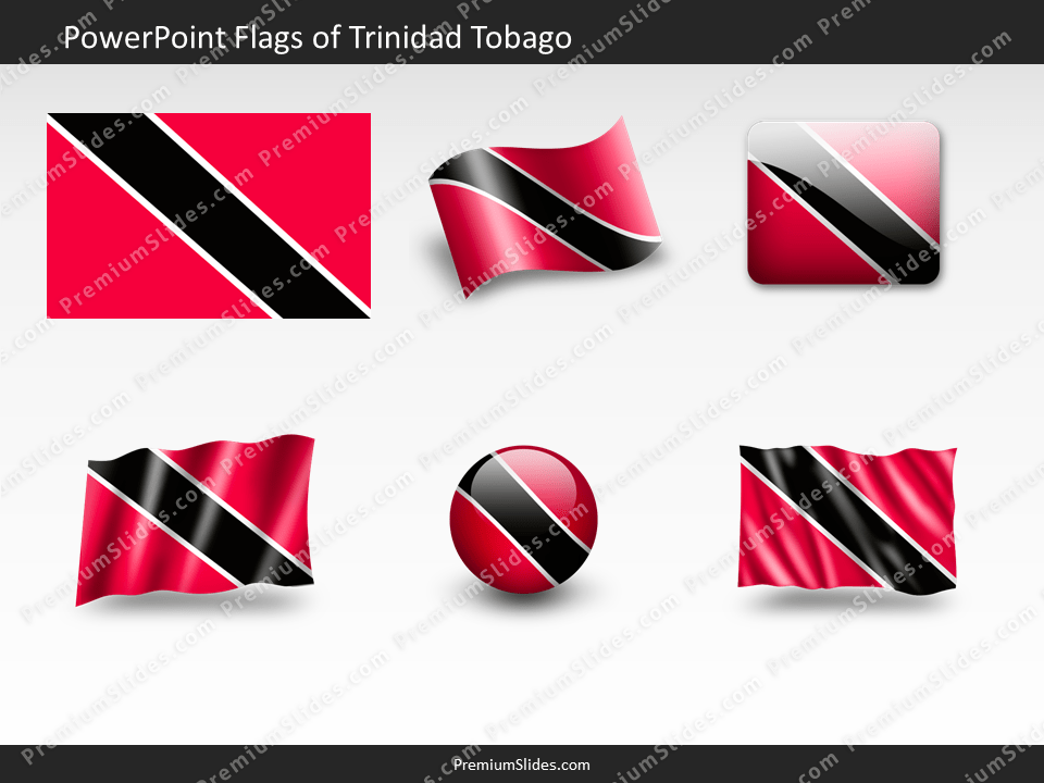 Free Trinidad-Tobago Flag PowerPoint Template