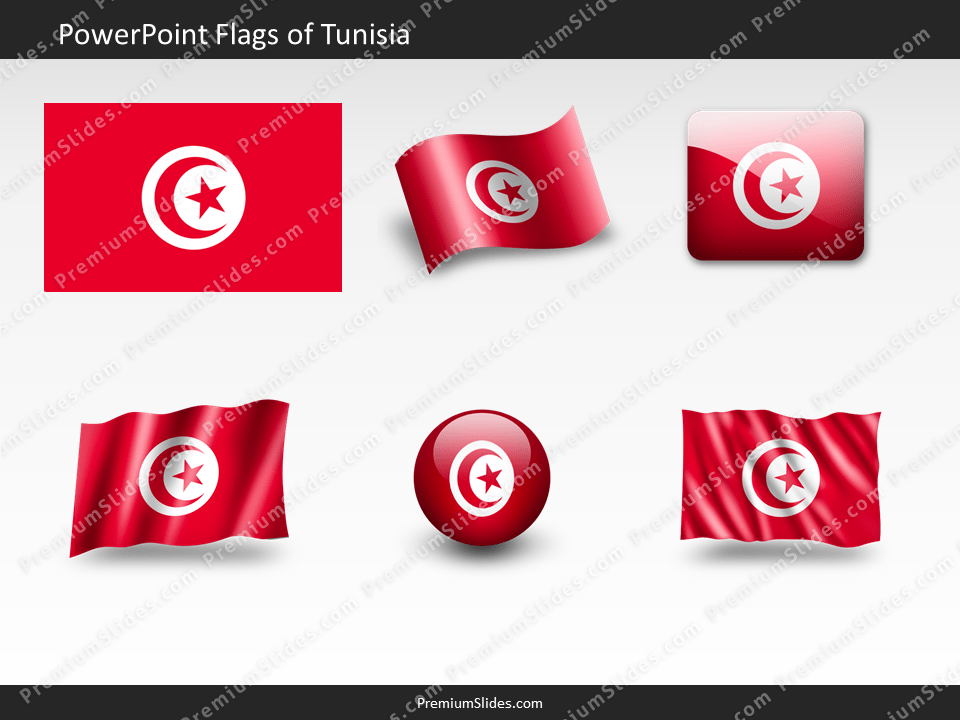 Free Tunisia Flag PowerPoint Template
