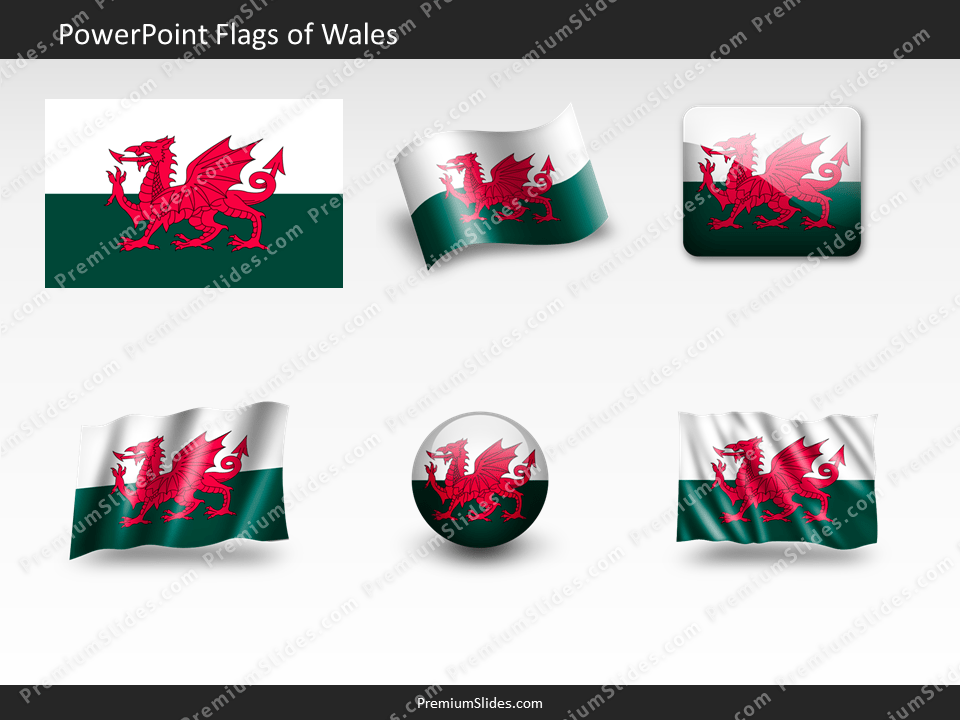 Free Wales Flag PowerPoint Template
