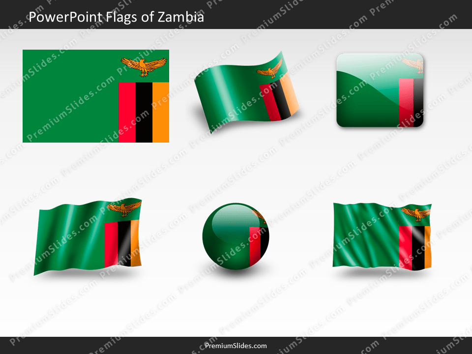 Free Zambia Flag PowerPoint Template