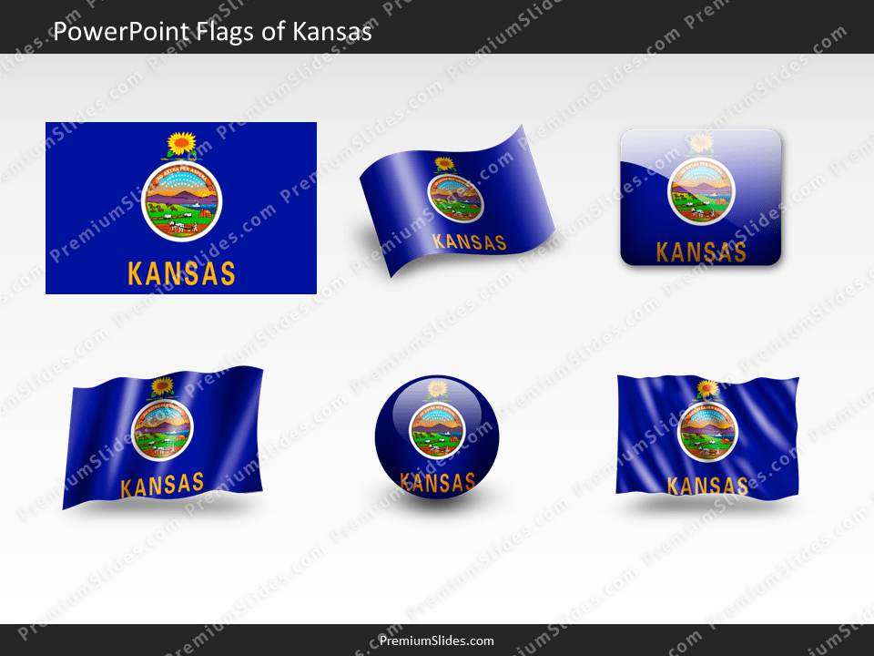 Free Kansas Flag PowerPoint Template