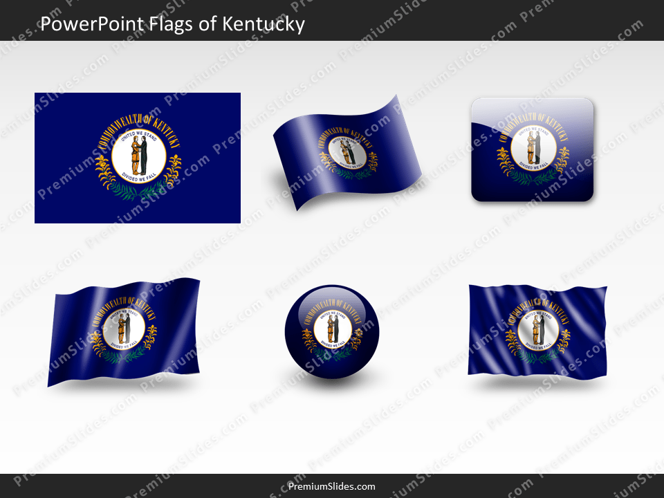 Free Kentucky Flag PowerPoint Template
