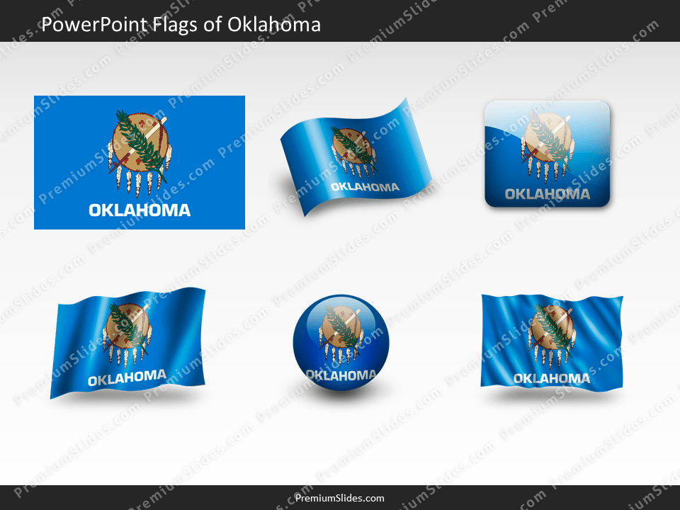 Free Oklahoma Flag PowerPoint Template