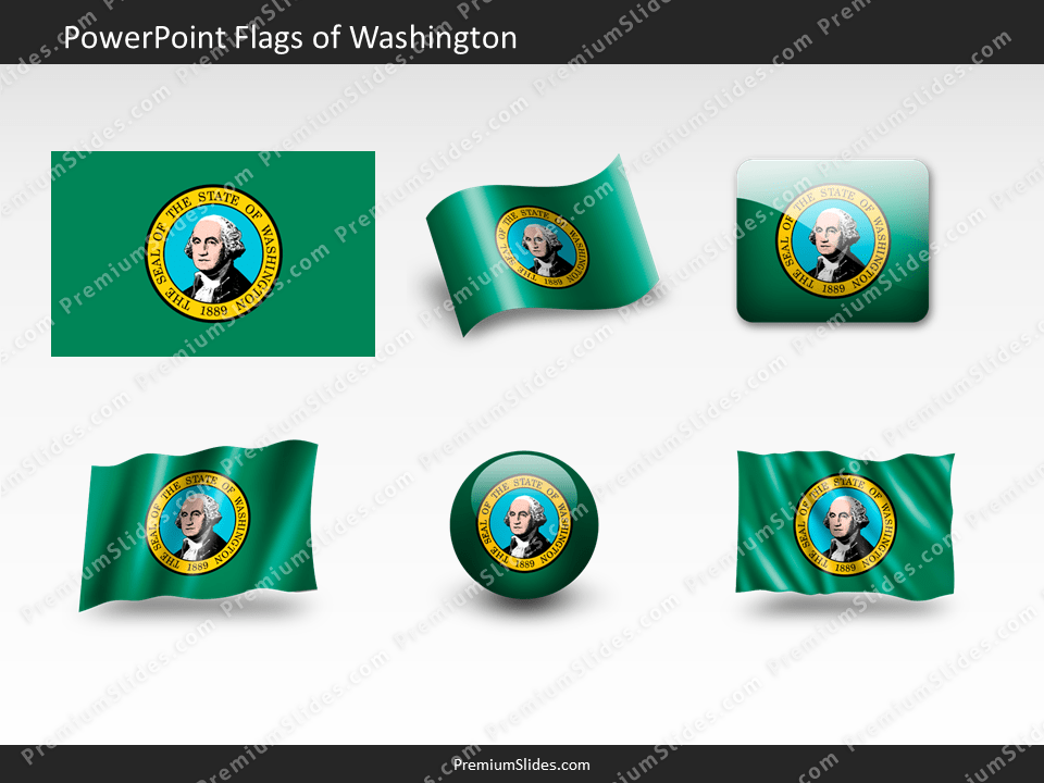 Free Washington Flag PowerPoint Template