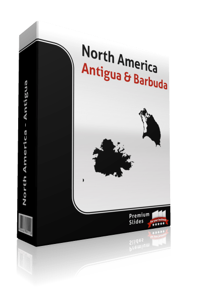 powerpoint map antigua and barbuda