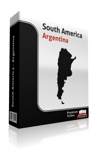 powerpoint map argentina