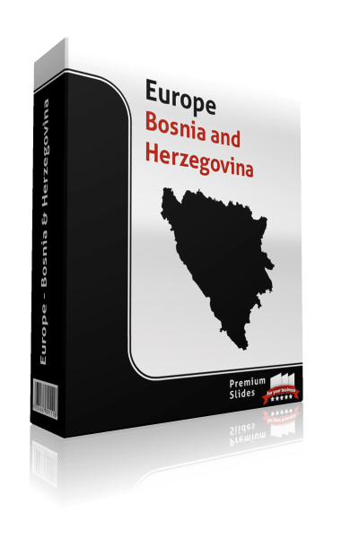 powerpoint map bosnia and herzegovina