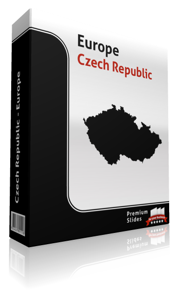 powerpoint map czech republic