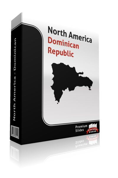 powerpoint map dominican republic