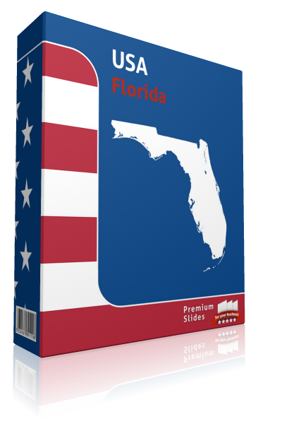 Florida County Map Template for PowerPoint