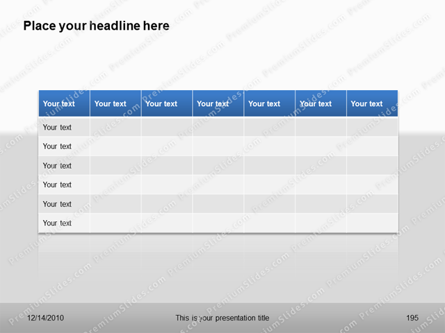 Premium PowerPoint Gantt Template