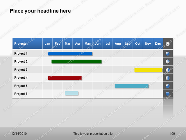 Premium PowerPoint Gantt Template