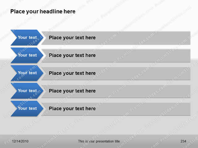 Premium PowerPoint List Templates