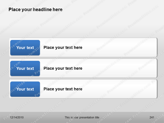 Premium PowerPoint List Templates