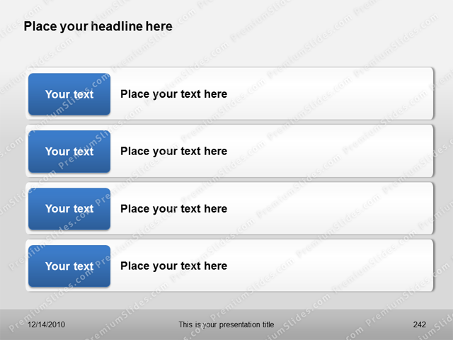 Premium PowerPoint List Templates