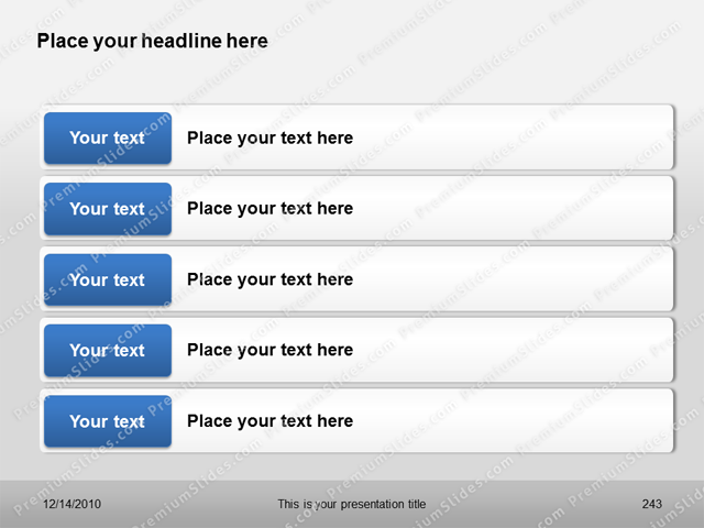 Premium PowerPoint List Templates