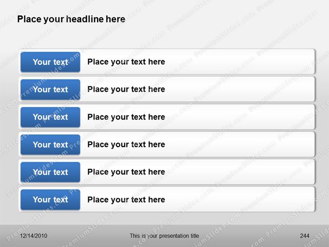 Premium PowerPoint List Templates