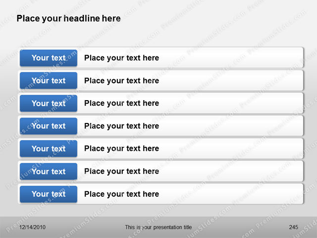 Premium PowerPoint List Templates