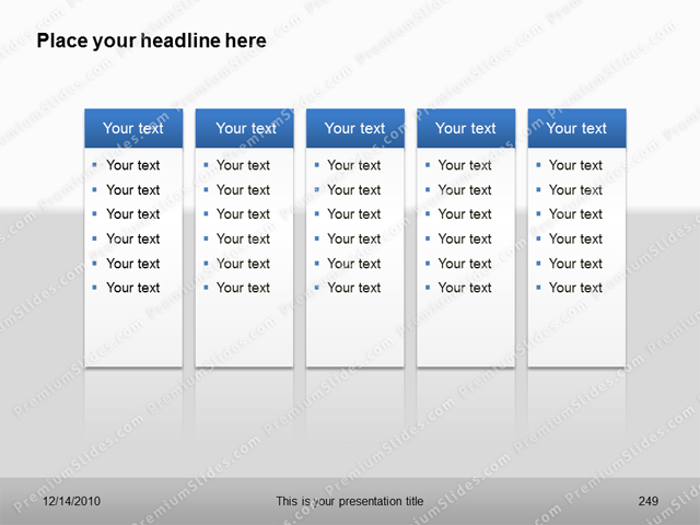 Premium PowerPoint List Templates
