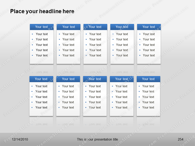 Premium PowerPoint List Templates