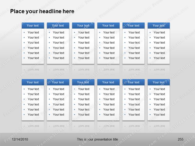 Premium PowerPoint List Templates