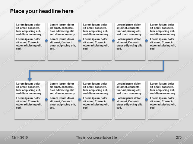Premium PowerPoint Process Charts