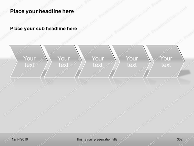 Premium PowerPoint Process Charts