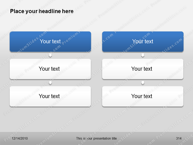 Premium PowerPoint Process Charts