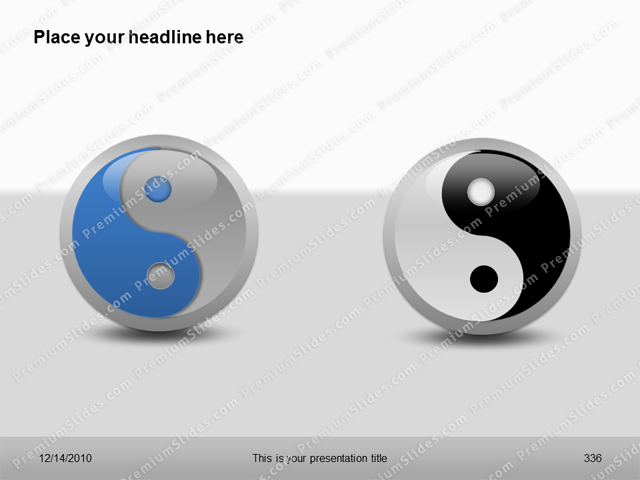 Premium PowerPoint Ying Yang Template