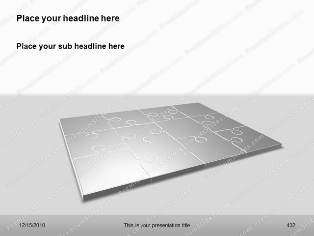 Premium PowerPoint Puzzle Template