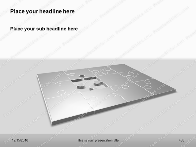Premium PowerPoint Puzzle Template