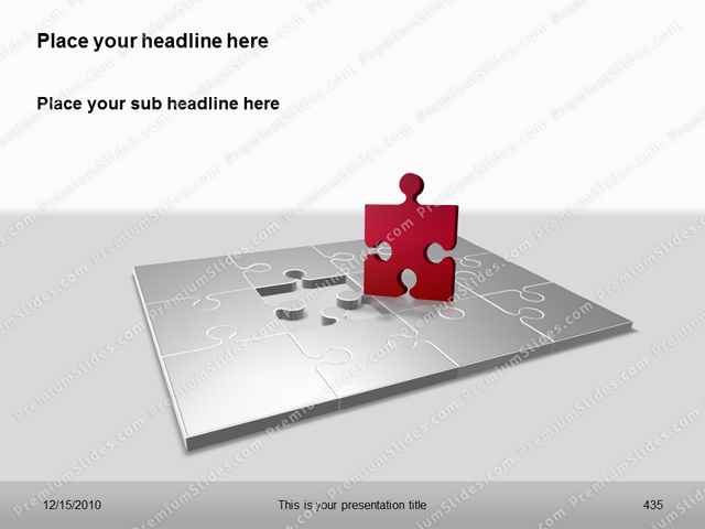 Premium PowerPoint Puzzle Template
