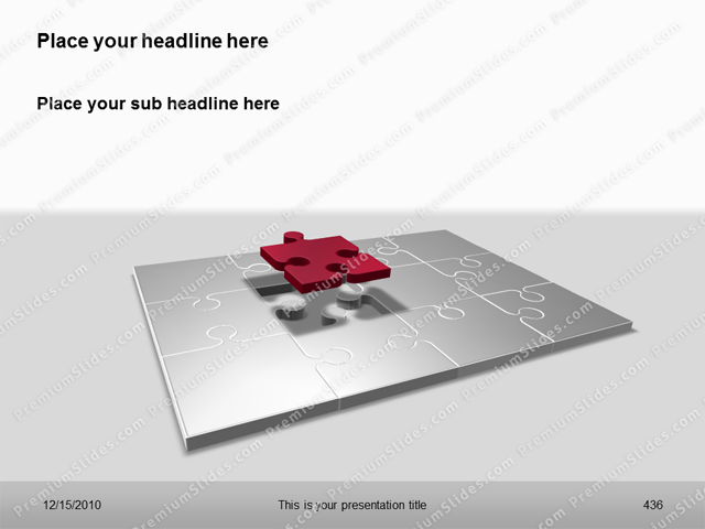 Premium PowerPoint Puzzle Template