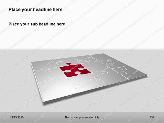 Premium PowerPoint Puzzle Template