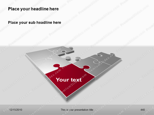 Premium PowerPoint Puzzle Template