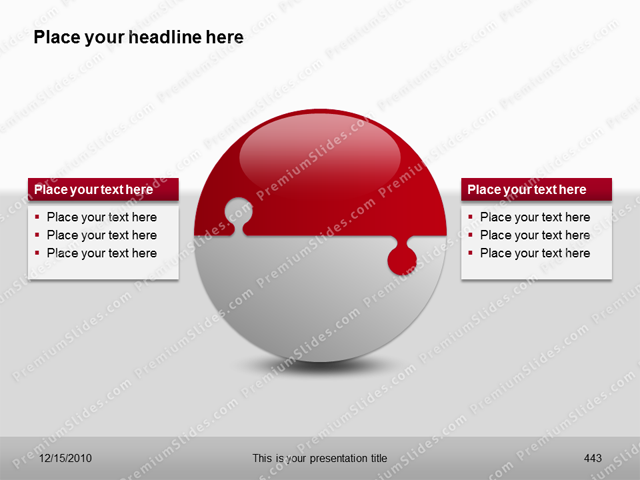 Premium PowerPoint 3D Puzzle