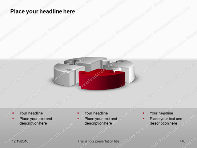 Premium PowerPoint 3D Puzzle