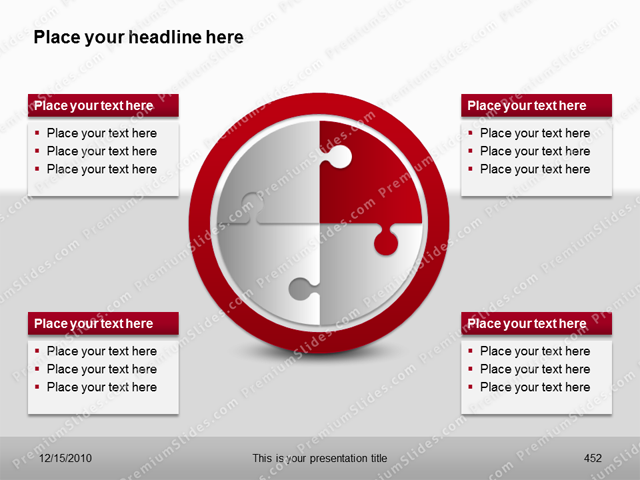 Premium PowerPoint 3D Puzzle